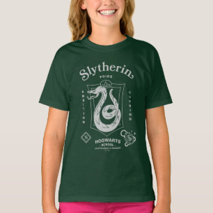 SLYTHERIN™ Stolz Ehrgeiz List Wappen T-Shirt