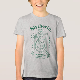 SLYTHERIN™ Stolz Ehrgeiz List Wappen Tri-Blend Shirt