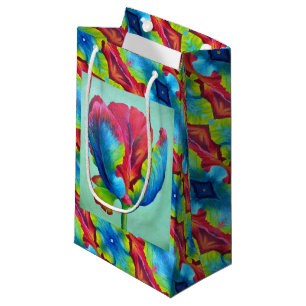 Sm Gift Bag Rainbow Tulip #2 Kleine Geschenktüte