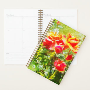 Sm Plananner Orange Rose Planer