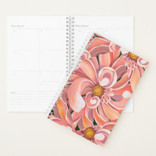 Sm Planner Peachy Dahlia Planer