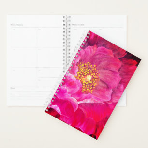 Sm Planner Pink Cactus Rose Planer