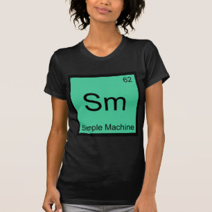 Sm - Simple Machine Chemie-Elementsymbol T-Shirt