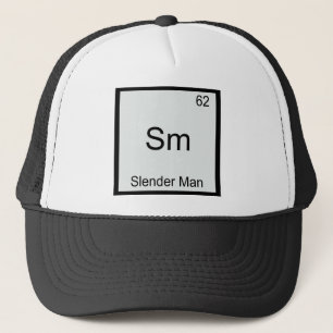 Sm - Symbol des schlanken Man Funny Chemical Eleme Truckerkappe