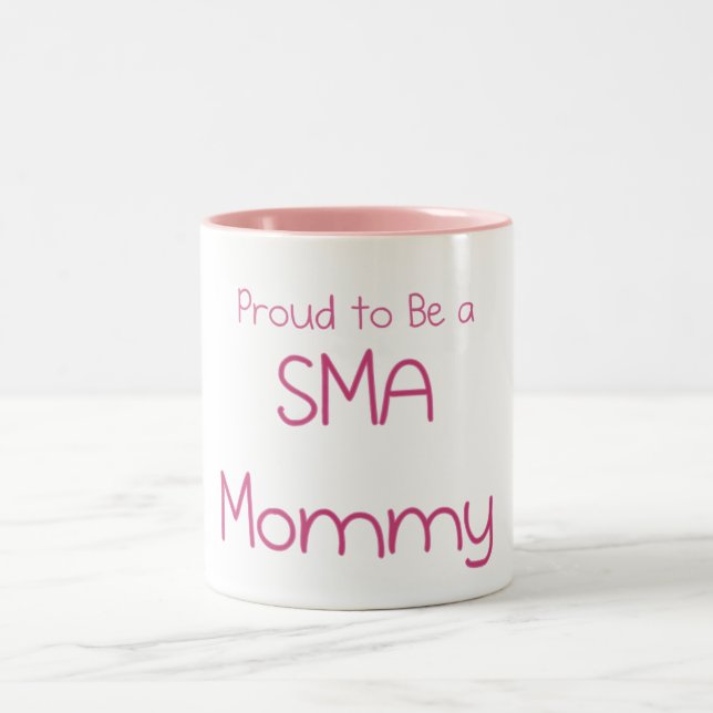 SMA Mama oder Mama Zweifarbige Tasse (Mittel)