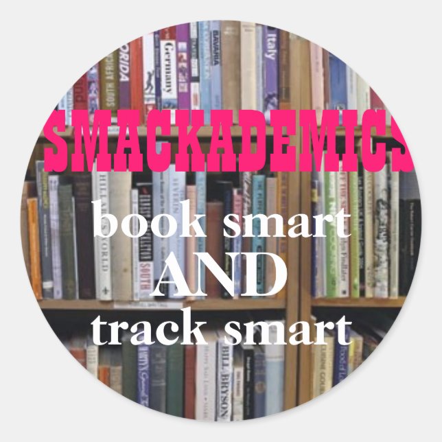 SMACKADEMICS RUNDER AUFKLEBER (Vorderseite)