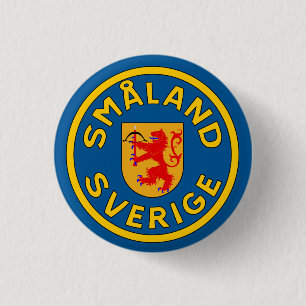 Småland (Sverige) Button