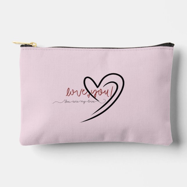 Small Accessory Pouch Zipper Bag  Zubehörtasche (Vorderseite)