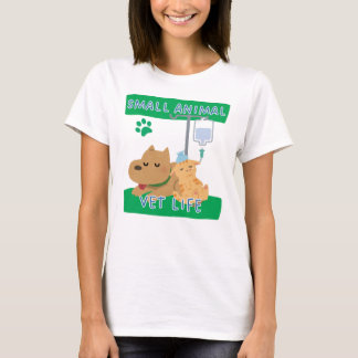 Small Animal Vet Life – Vet Dog and Cat Design T-Shirt