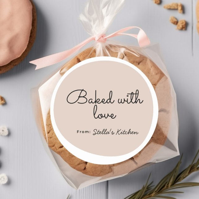 Small Bakery Business Made with love Sticker (Von Creator hochgeladen)