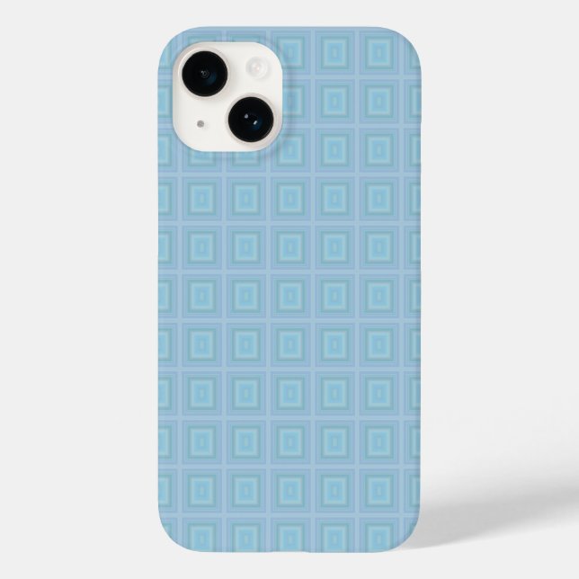 Small blue squares. Case-Mate iPhone hülle (Rückseite)