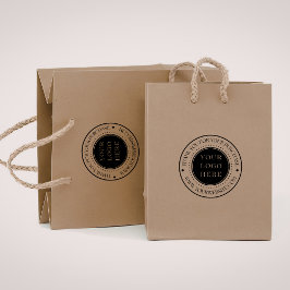 Small Business Custom Wood Art Stamp with Logo Gummistempel