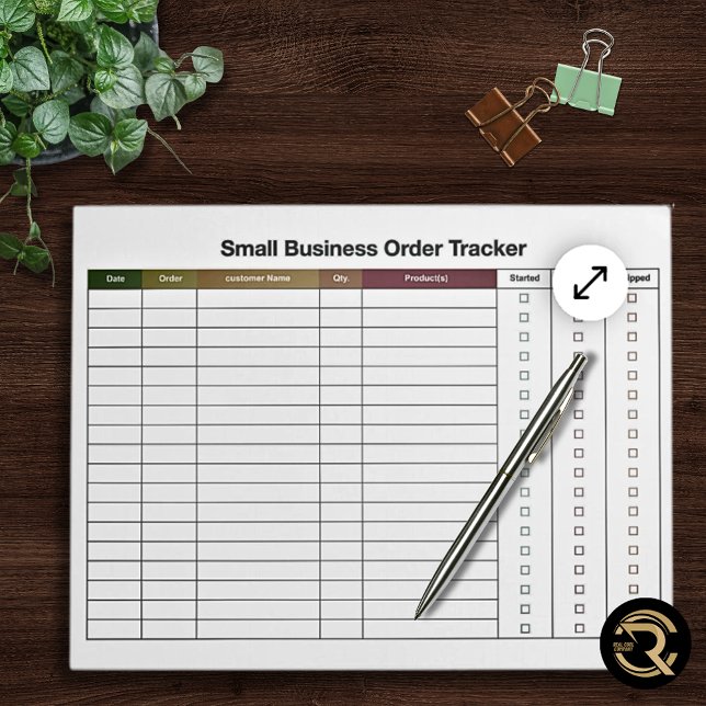 Small Business Order Tracking  Notizblock (Von Creator hochgeladen)