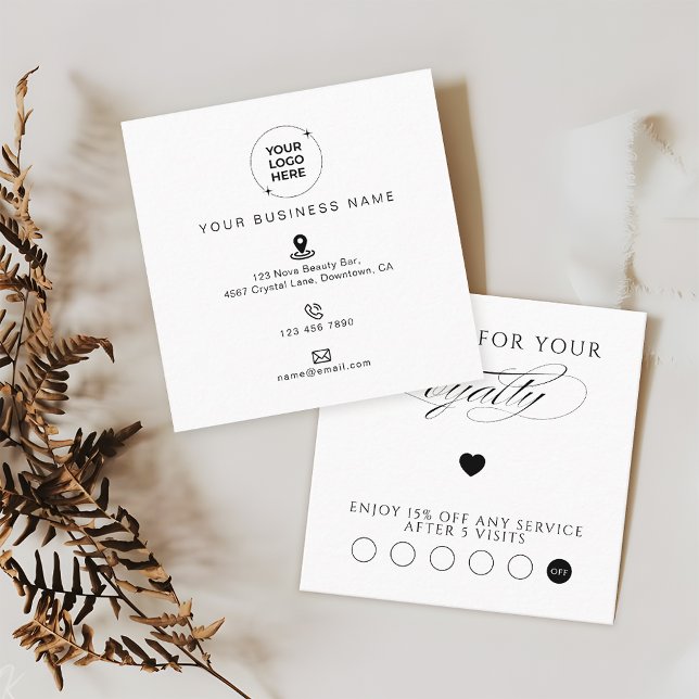 Small Business Promotional Marketing Treuekarte (Von Creator hochgeladen)