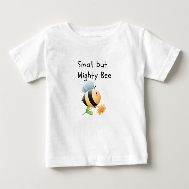 Small but mighty bee baby t-shirt (Vorderseite)