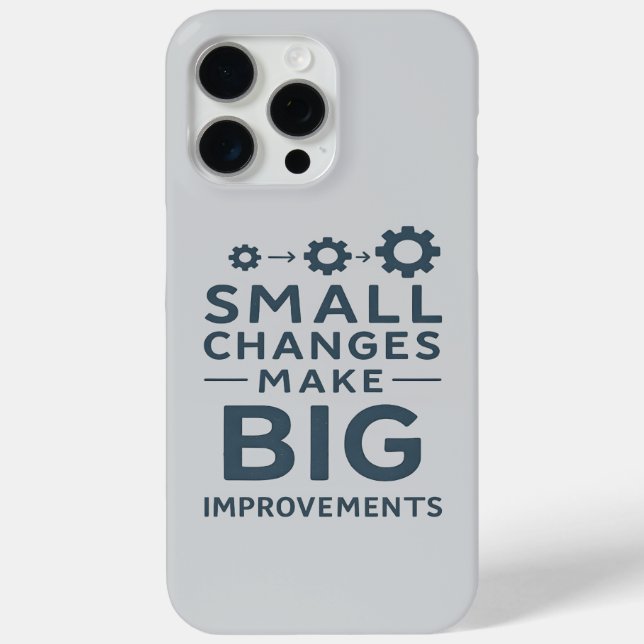 Small Changes Make Big Improvements Kaizen culture Case-Mate iPhone Hülle (Rückseite)