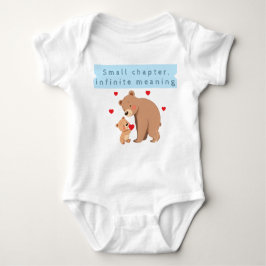 Small chapter, infinite meaning baby clothes strampler