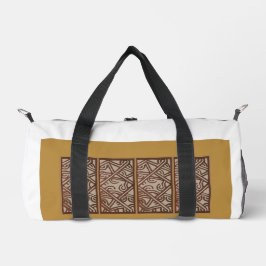 Small Duffel Bag with Gold Design Duffle Bag