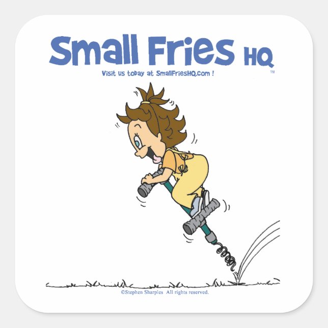 Small Fries HQ Kathy Sticker Sq (Vorderseite)