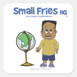 Small Fries HQ Raymond Sticker Sq
