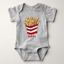 Small Fry Fast Junk Food French Fries Feinschmecke Baby Strampler