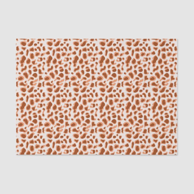 Small Giraffe Animal Print Seidenpapier (Vorderseite)