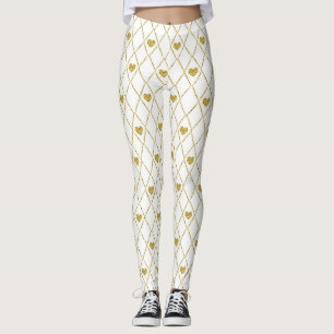 Small Gold Glitzer Hörer Leggings