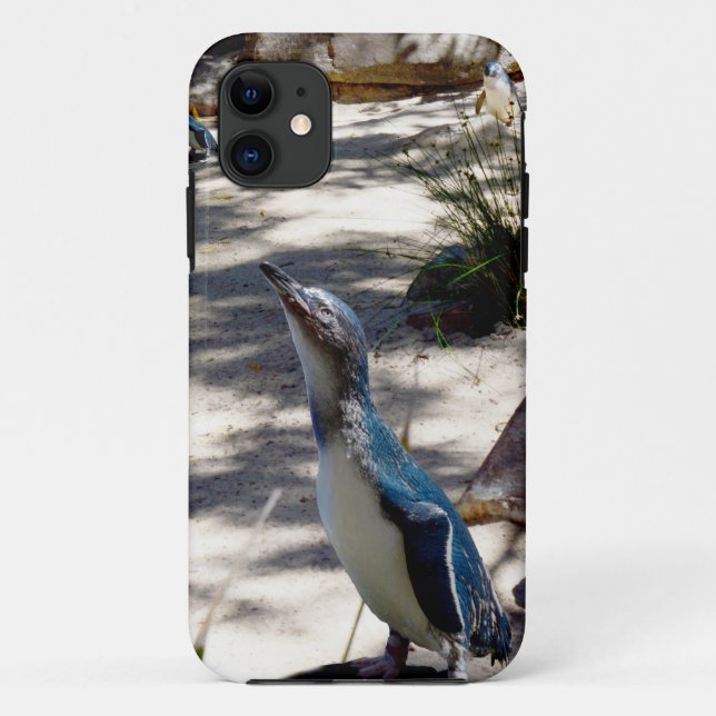 Small Gray Fairy Penguin, Case-Mate iPhone Hülle (Rückseite)
