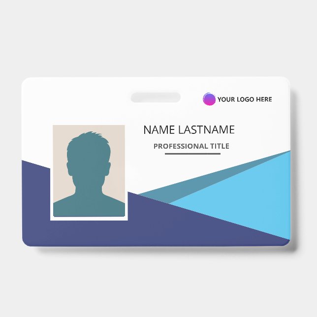 Small ID Card Identification Badge Ausweis (Vorderseite)
