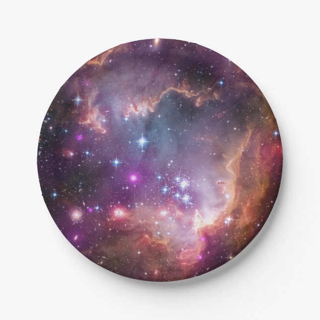 Small Magellanic Cloud Pappteller (Vorderseite)
