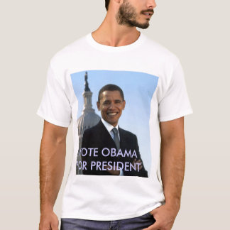 small_obama_image, ABSTIMMUNG OBAMA FÜR T-Shirt