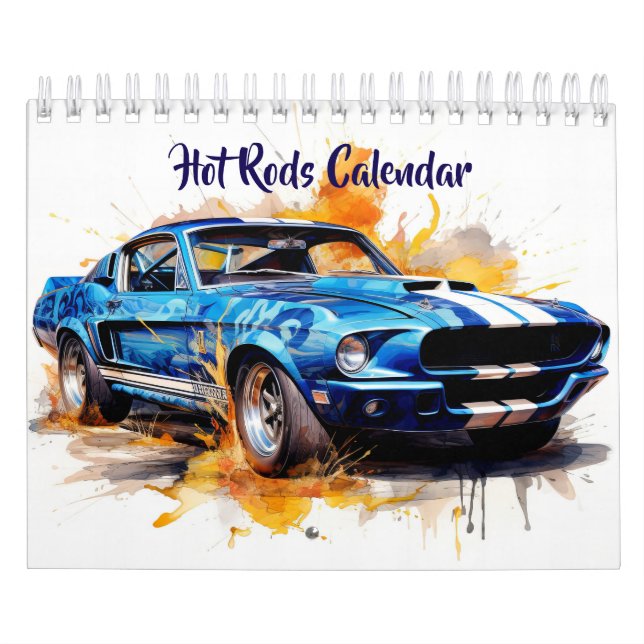 Small Size Hot Rods Calendar Kalender (Titelbild)