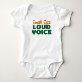 Small Size Loud Voice Baby Strampler