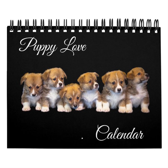 Small Size Puppy Love Calendar Kalender (Titelbild)