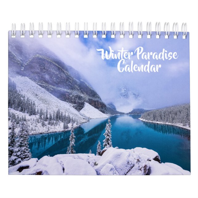 Small Size Winter Paradise Calendar Kalender (Titelbild)
