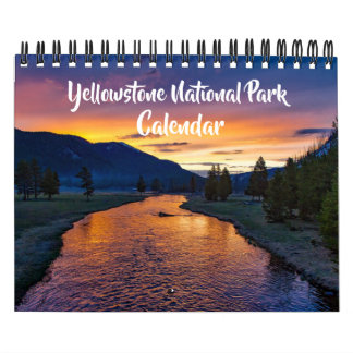 Small Size Yellowstone Park Calendar Kalender