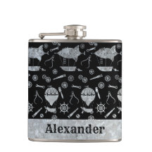 Small Steampunk Silver Zink Airship Individuelle N