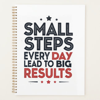 Small Steps Every Day Lead – Motivational Quote De Planer