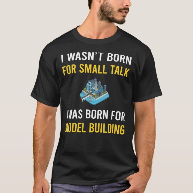 Small Talk Model-Gebäude T-Shirt (Vorderseite)