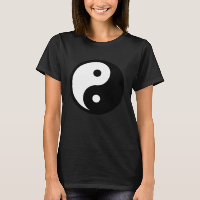 Small Yin Yang, Tai chi, Qi gong, polarity, dualit T-Shirt (Vorderseite)