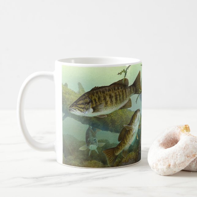 Smallmouth bass tasse (Mit Donut)