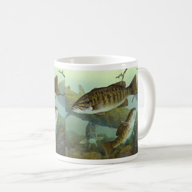Smallmouth bass tasse (VorderseiteRechts)