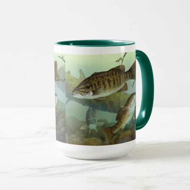 Smallmouth bass tasse (VorderseiteRechts)