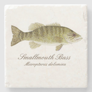 Smallmouth-Bass-Untersetzer Steinuntersetzer