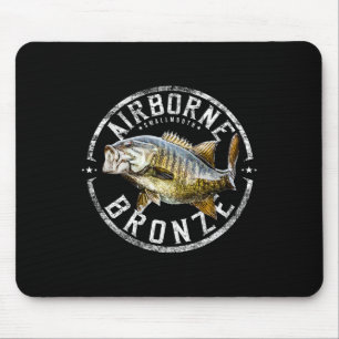 Smallmouth Byss Angelsport-Geschenk für Männer und Mousepad