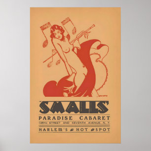 Smalls Paradise Jazzplakat - Harlem - New York Poster