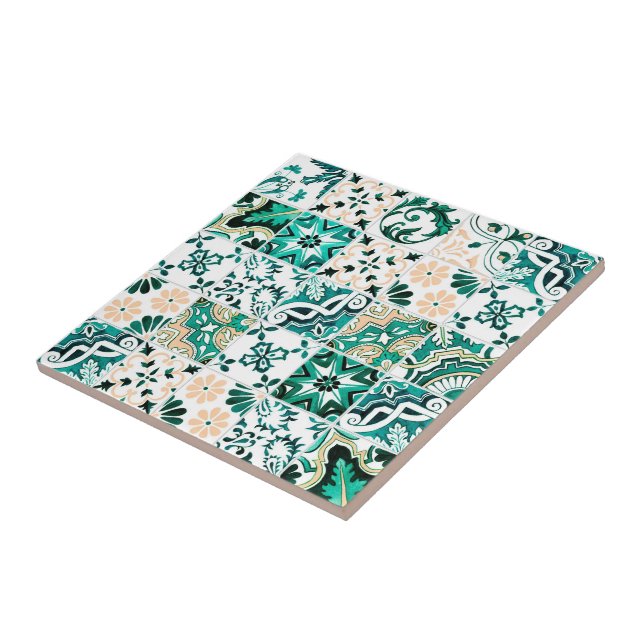 Smaragd-Azulejo-Fliesen Fliese (Seite)