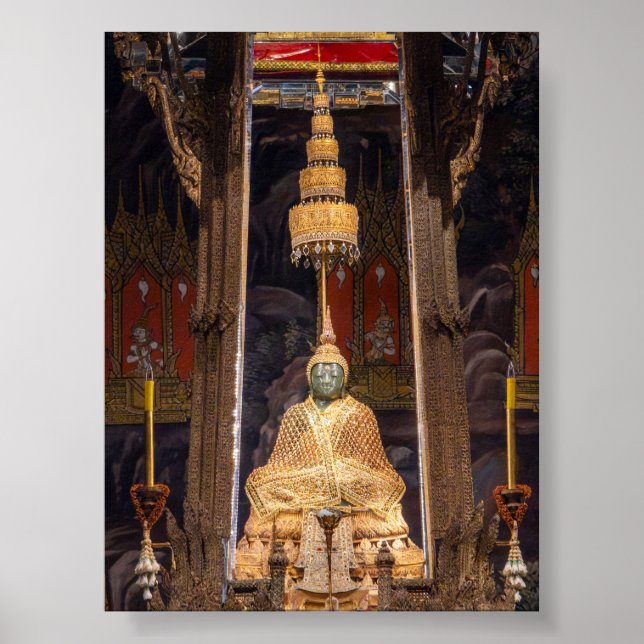 Smaragd-Buddha Poster (Vorne)