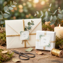 Smaragd-Eukalyptus-Gold-Beeren-Rahmen-Hochzeit