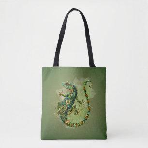 Smaragd-Gürteltier-Muster-Tasche 